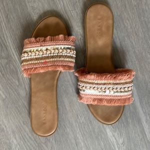 Bamboo sandals size 8